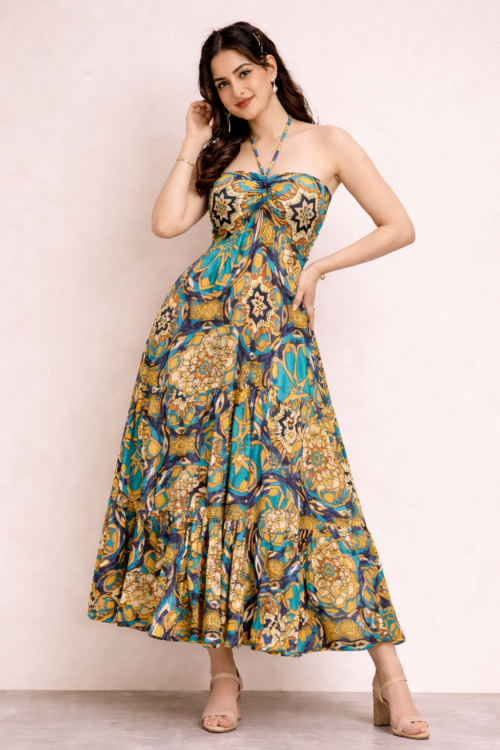 royal bohemian dress