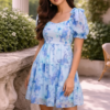 cloud blossom dress