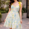 pastel garden dress