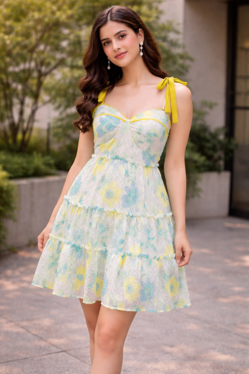 pastel garden dress