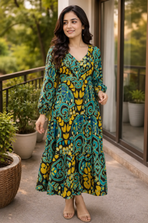 autumn paisley maxi