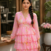 Azure Bloom Tier Dress