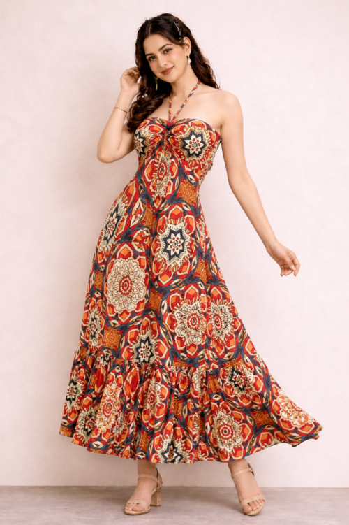 royal bohemian dress