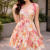 pastel garden dress