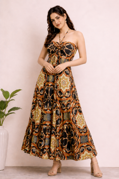 royal bohemian dress