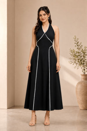 Classic Black Evening Maxi