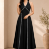 Classic Black Evening Maxi
