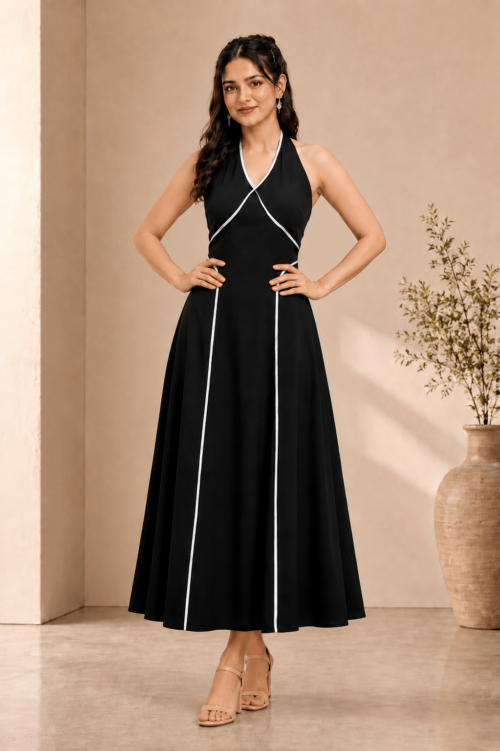 Classic Black Evening Maxi