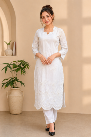 Luna Embroidered Kurti