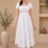 Snow White Midi Dress