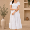 Snow White Midi Dress