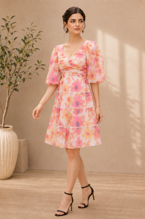 Emerald Bloom Dress