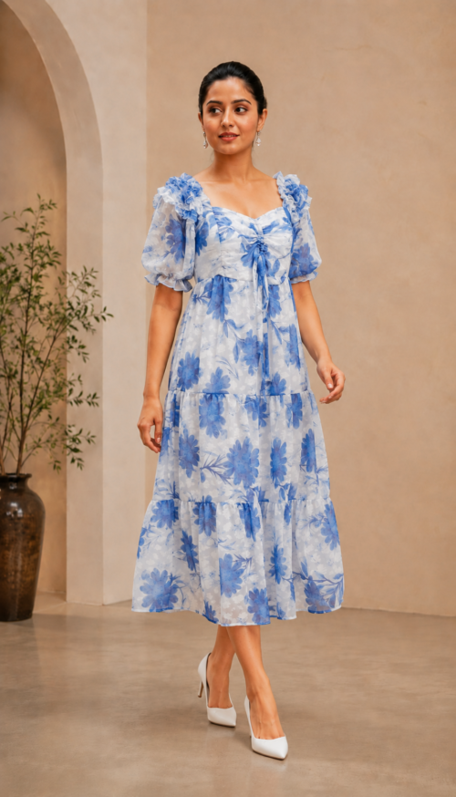 Blush Garden Maxi Dress