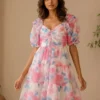 Cotton Candy Floral Mini