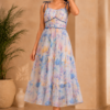 Crimson Bloom Dress