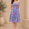 Floral Ruffle Mini Dress
