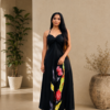 Floral Evening Maxi Dress
