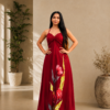 Floral Evening Maxi Dress