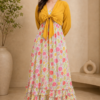 Floral Dress with Cover-Up
