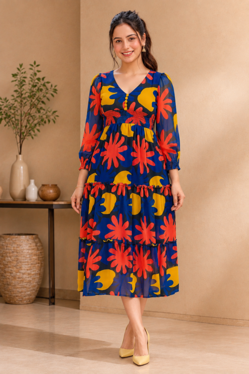 Casual Printed Dress