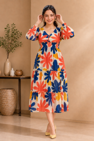 Casual Printed Dress
