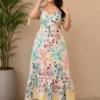 Bloom Print Maxi Dress