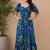 Bloom Print Maxi Dress